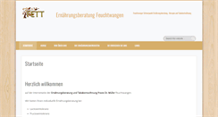 Desktop Screenshot of ernaehrungsberatung-feuchtwangen.de