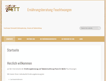 Tablet Screenshot of ernaehrungsberatung-feuchtwangen.de